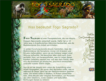 Tablet Screenshot of fogosagrado-brasilien.com